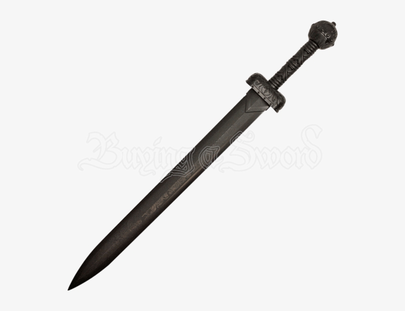 Black Polypropylene Roman Gladius Sword - Spartan Sword, transparent png