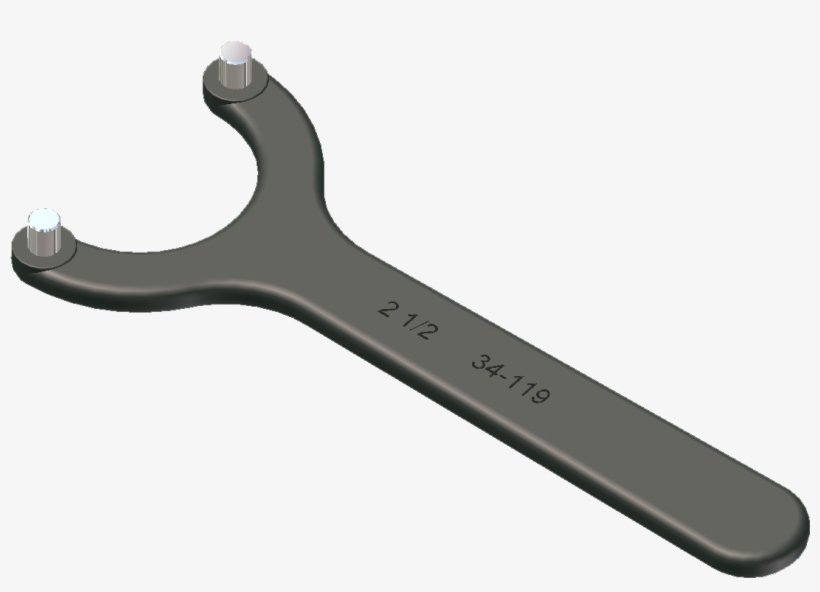 View A 53325 2 1 2 Spanner Wrench , - Flange Spanner, transparent png
