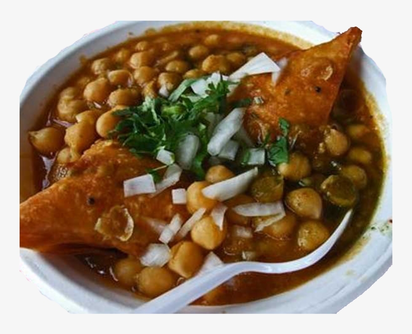 Samosa Channa 1 Plate - Indian Cuisine, transparent png
