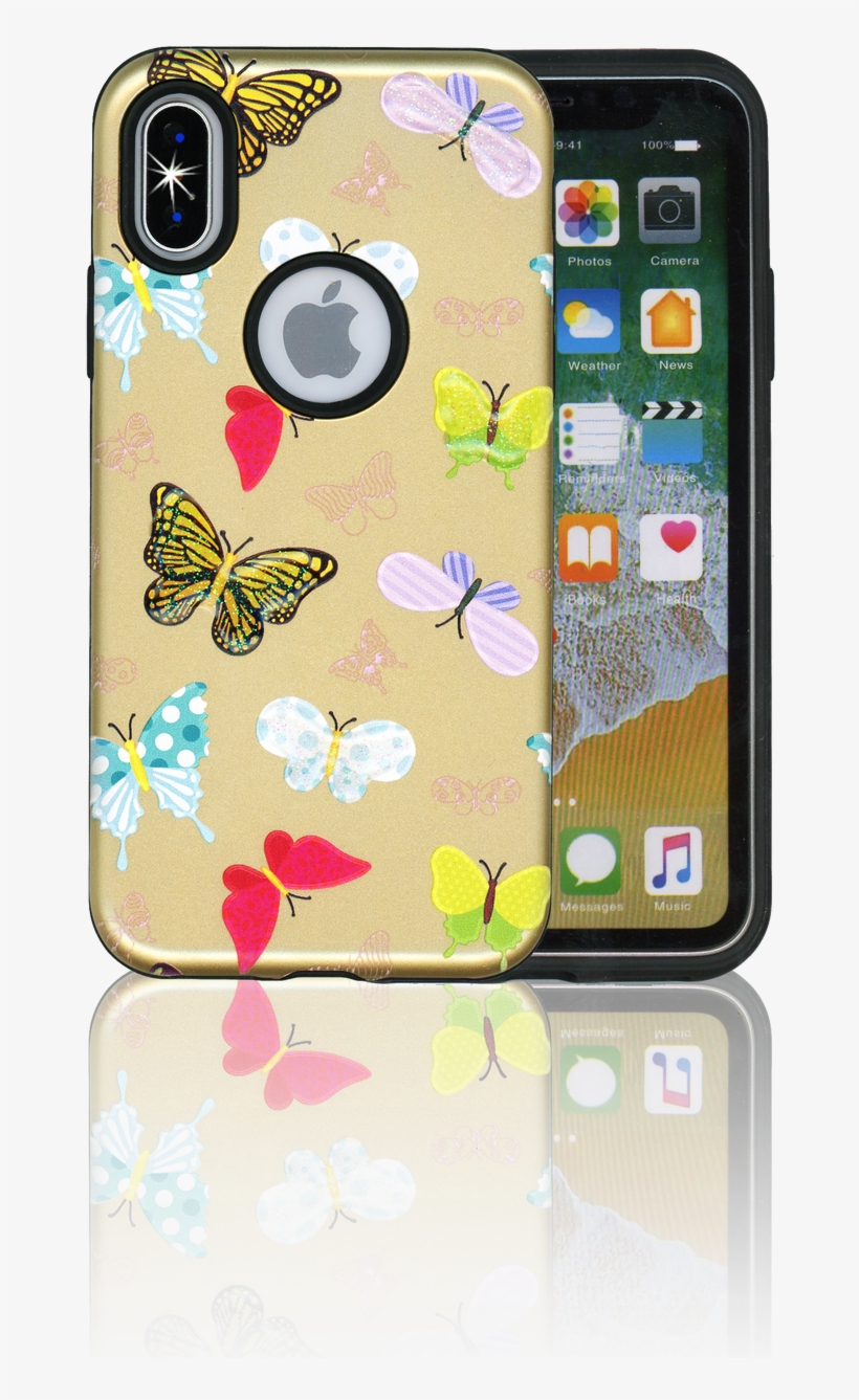 Iphone X/10/xs Mm 3d Butterfly - Iphone, transparent png