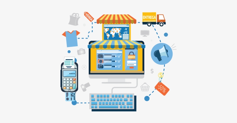 E-commerce Website - Ticaret Png, transparent png