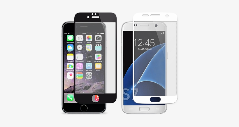 Scratchstopper Frame - Artwizz Screen Protector For Apple Iphone 6-black/clear, transparent png