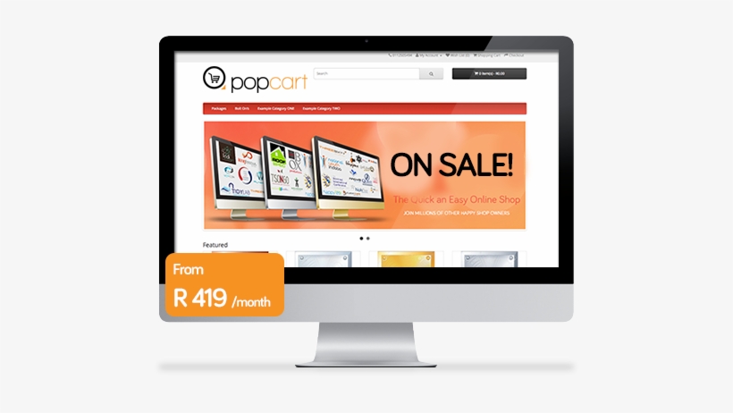 Slider Home Ecommerce V1 - What's New Website Page, transparent png