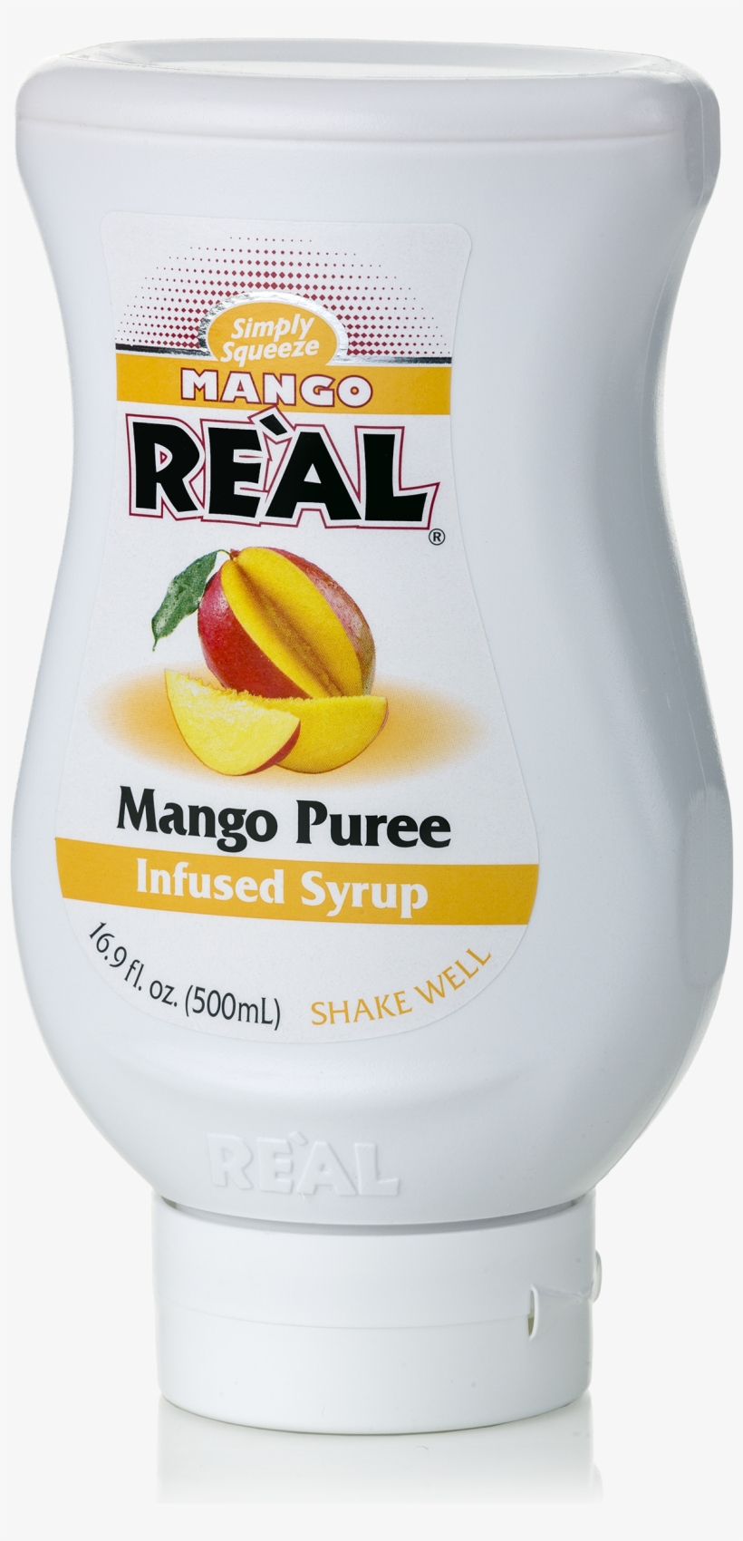 Re'al Infused Syrup, Mango Puree - 16.9 Fl Oz Bottle, transparent png