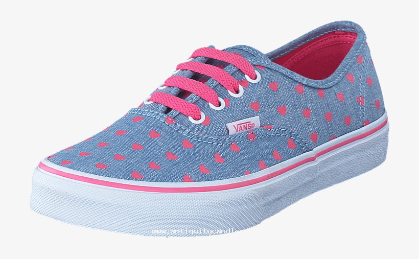 Vans Uy Authentic Blue/true White 58611-00 Womens Textile - Shoe, transparent png