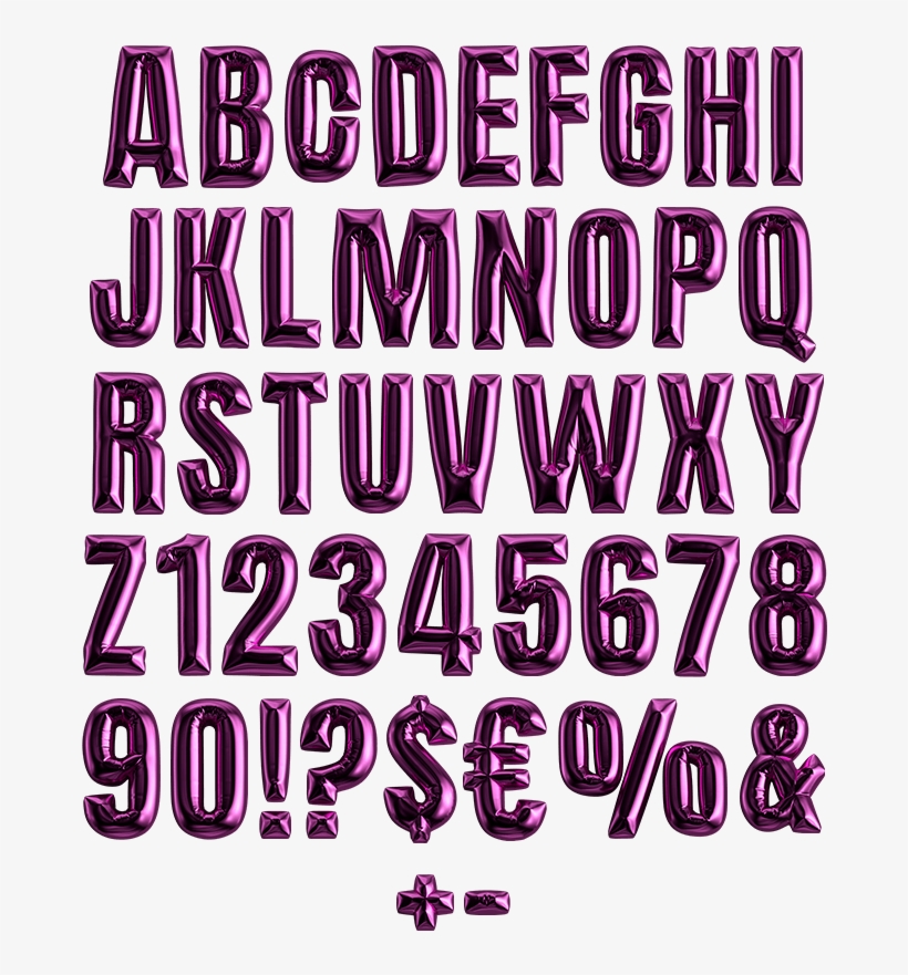 Birthday Balloon Font - Lhf Union Thug, transparent png