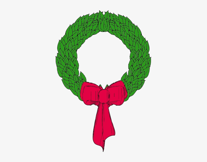 Bell Clipart Transparent Background - Christmas Wreath Clip Art, transparent png