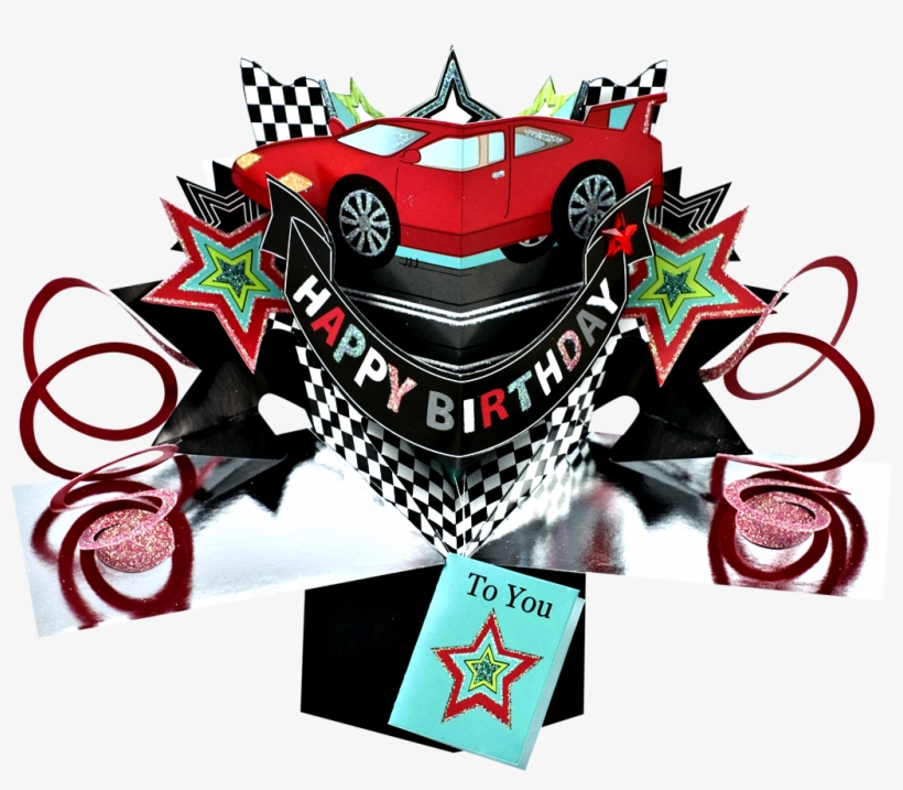 [ Img] - Second Nature Pop Up Card - Car, transparent png