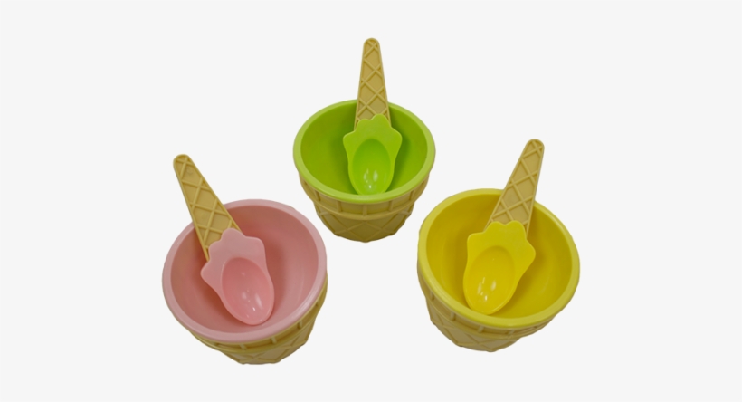 Kitchen Collection Ice Cream Bowl & Spoon 08460, transparent png