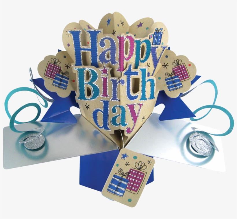 Pop Ups Card Happy Birthday - Happy Birthday For A Male, transparent png
