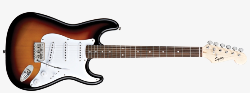 Fender Squier Bullet Strat With Tremelo Guitar - Squier Affinity Stratocaster Brown Sunburst, transparent png