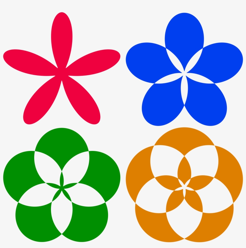 Open - Polar Equation Flowers, transparent png