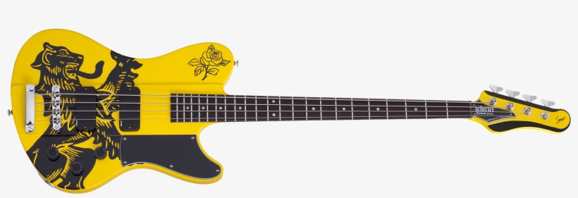 Simon Gallup Ultra Spitfire Bass - Ibanez Gsr200pw Electric Bass Guitar Pearl White Finish, transparent png
