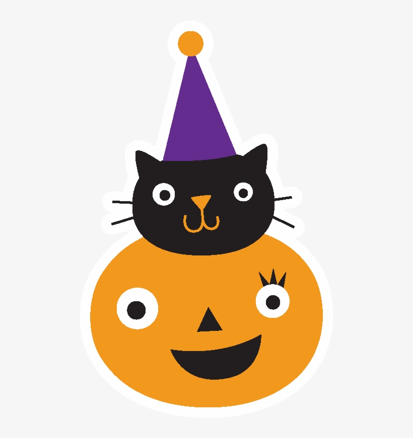 Nkubo Pumpkinandkittyhead - Halloween Minus Png, transparent png