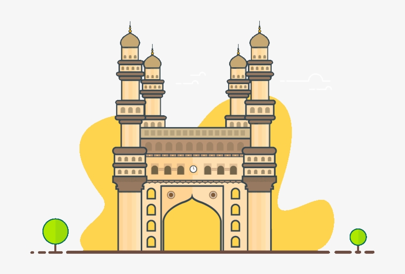 Book Classified Ads Online For Hyderabad Newspapers - Charminar Logo Clip Art, transparent png