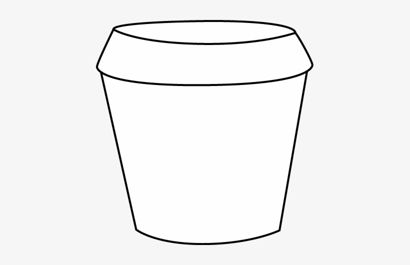Black And White Flower Pot - Black And White Pot, transparent png