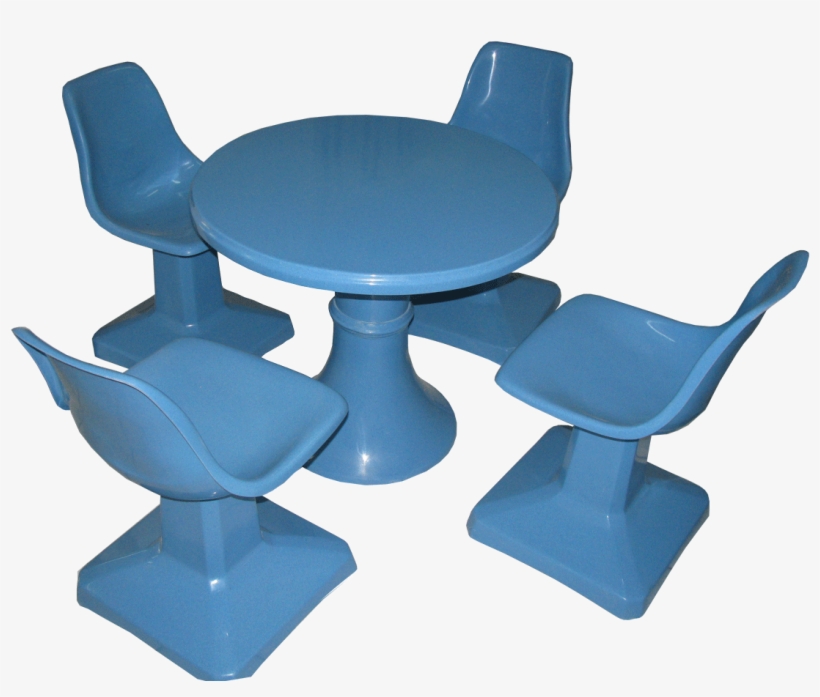 30" Table With 4 Upright Chairs With Fibre Glass Square - Bathtub, transparent png