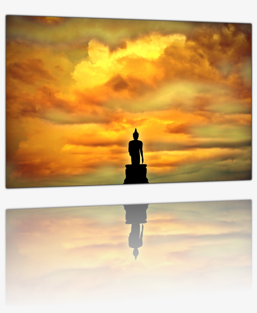 The Victory Of Lord Buddha - Silhouette, transparent png