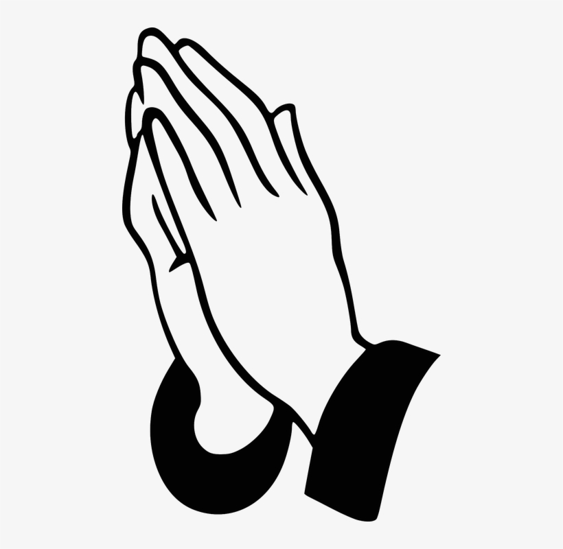 Hand - Hands Praying Clip Art, transparent png