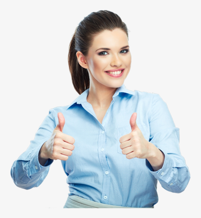 Contactus V5 Why Choose Us - Thumbs Up Business Woman, transparent png