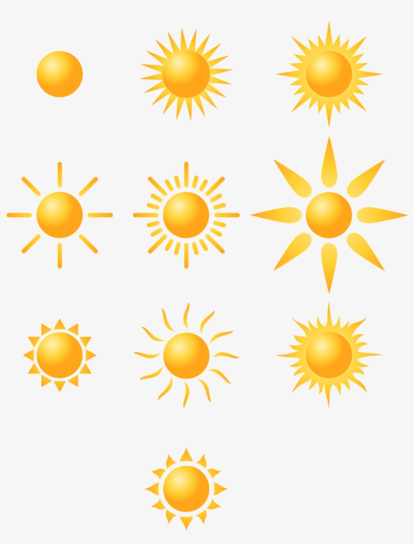 Day S, Sky, Light, Sunshine, Vector, Yellow, Summer - Clip Art, transparent png