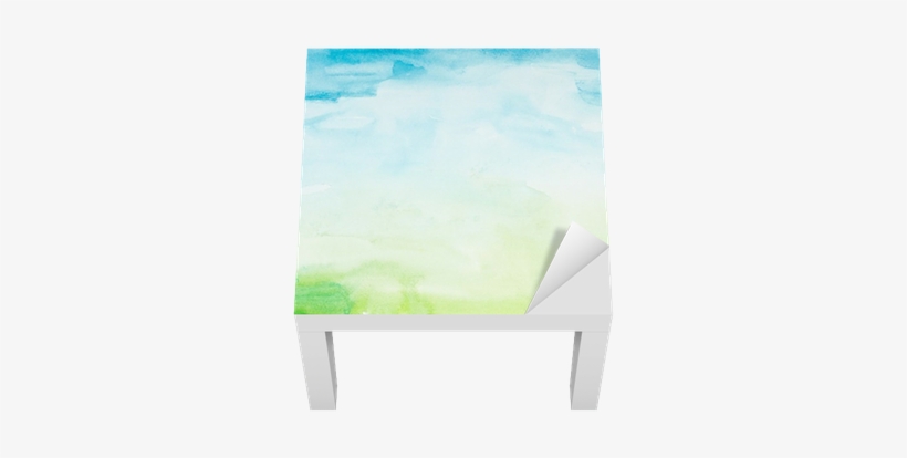 Color Strokes Watercolor Painting Art Lack Table Veneer - Flat Panel Display, transparent png