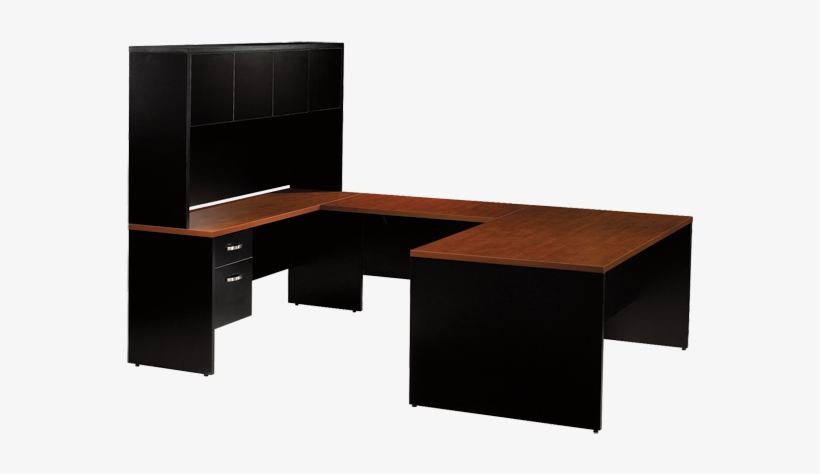 Studio C Executive U Left W/ Hutch - Computer Desk, transparent png