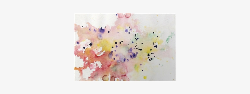 Abstract Colorful Watercolor Background Pink Poster - Paper, transparent png