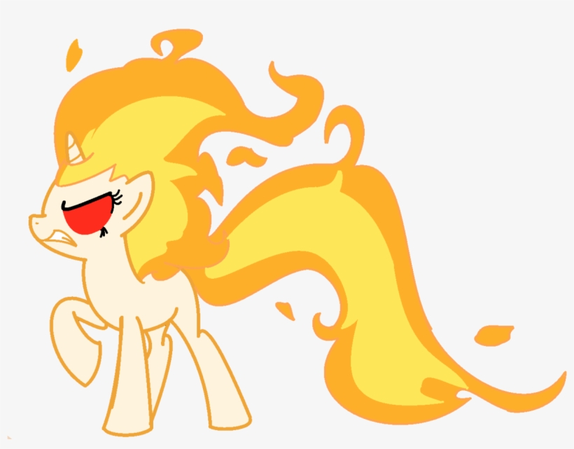 Derpdoo, Mane Of Fire, Rapidash Twilight, Safe, Solo, - Cartoon, transparent png