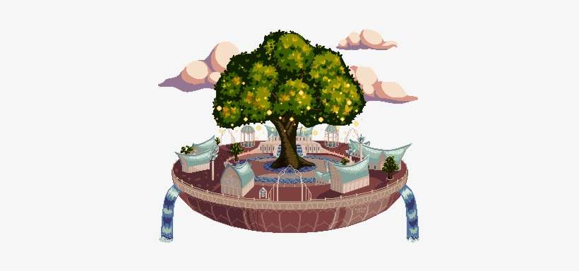 I Pixeled The Elven Village From Lineage 2, Since Im - Illustration, transparent png