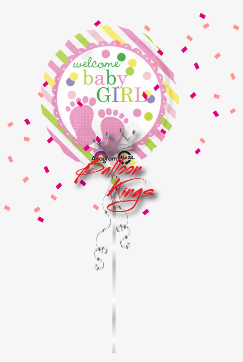 Welcome Baby Png - Welcom Baby Girl Balloon, transparent png