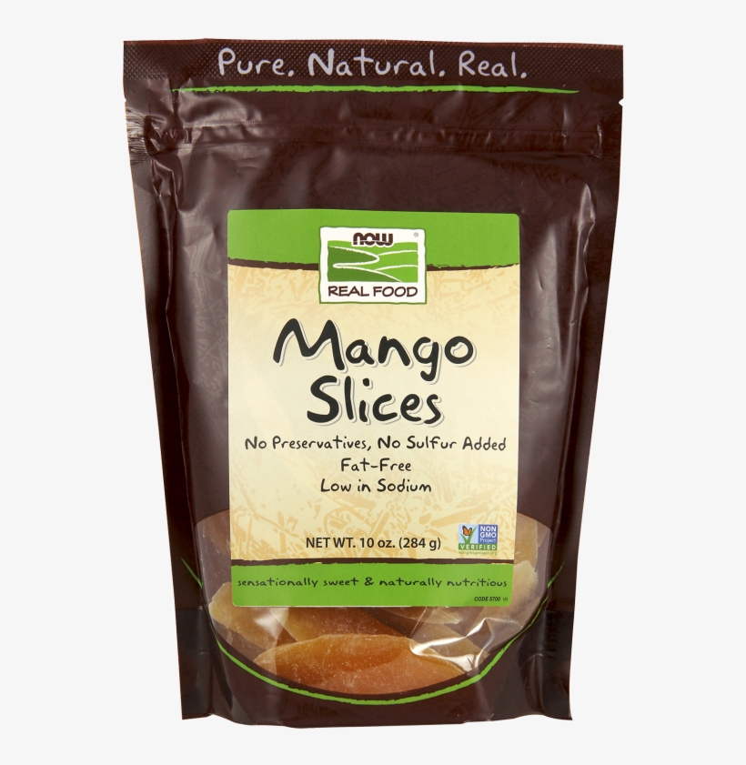 Mango Slices - Now Foods, Real Food, Mango Slices, 10 Oz (284 G), transparent png