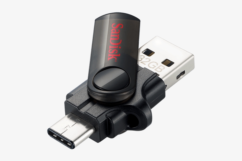 Sandisk Dual Usb Drive Type-c - Usb Type C Pendrive, transparent png