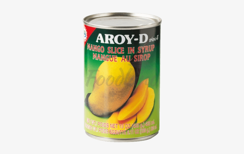 Mango In Syrup Aroy D 230 G/425g - Aroy D Bamboo Shoot Tips In Water - 19 Oz Can, transparent png