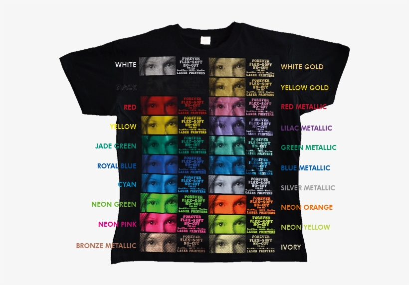 Choose From More Than 20 Colors - Oki Print And Cut Samples, transparent png