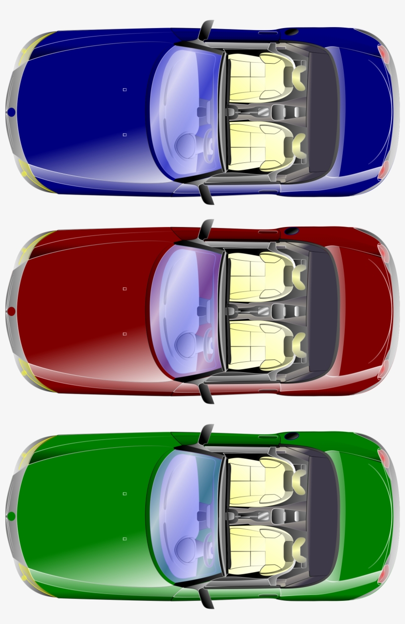 Car Top View By Obi - Car Top View Png, transparent png