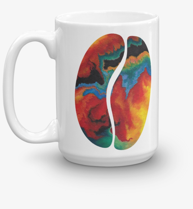 Vibrant Bean Mug 15oz, transparent png