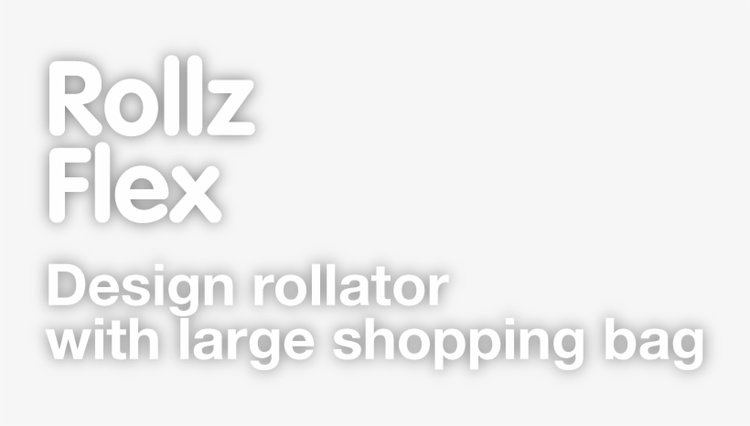 Rollz Flex Design Rollator With A Large Bag - Fire Door Keep Shut Sign Self Adhesive Vinyl, transparent png