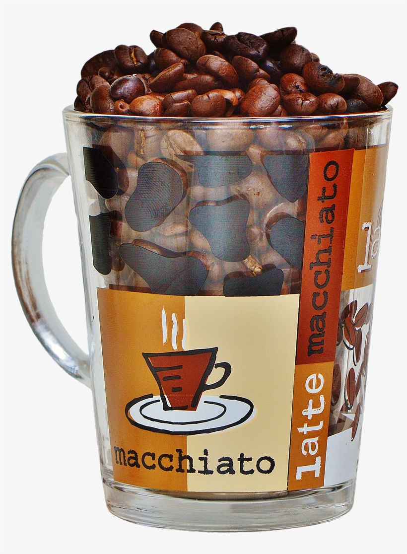 Coffee, Coffee, Cup, Glass, Coffee Cup, Beans - Coffee, transparent png