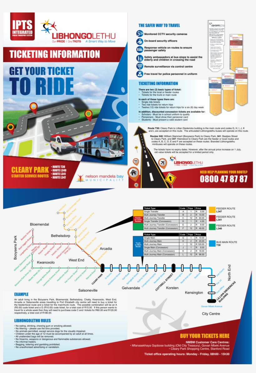 Please Click On The Relevant Route In The Table Below - Public Transport, transparent png