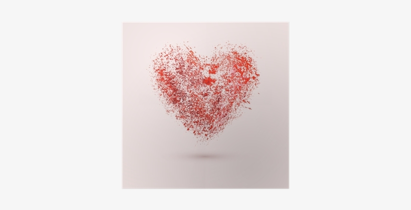 Watercolor Heart, Vector Illustration Poster • Pixers® - Watercolor Painting, transparent png