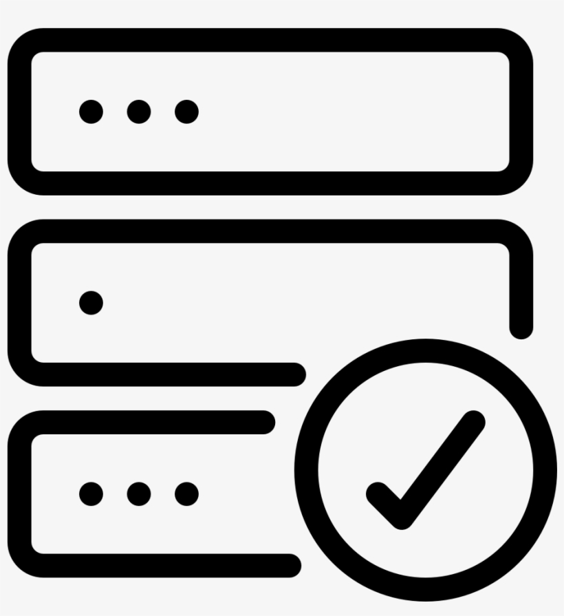 Cloud Server Rack Tick - Mobile App, transparent png