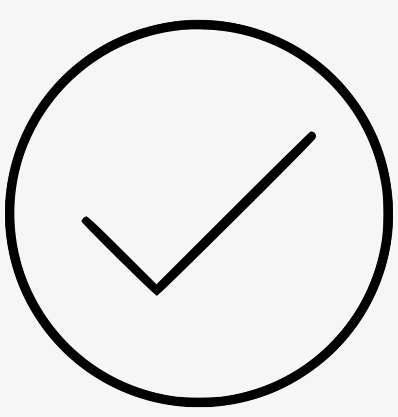 Accept Approve Approved Check Checkmark Success Tick - Clock Line Icon Png, transparent png