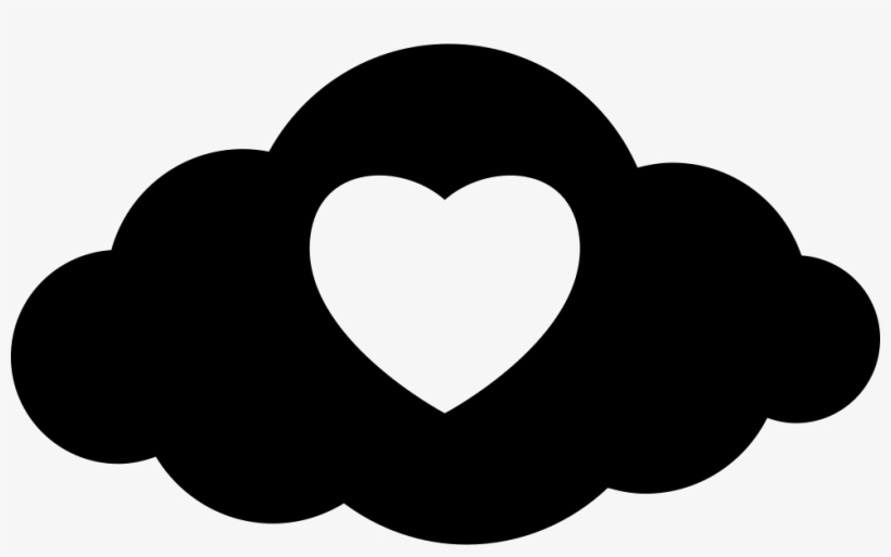 Heart In A Cloud Comments - Heart, transparent png