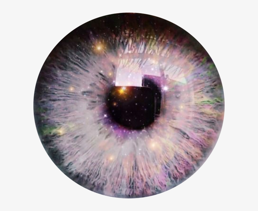 Pupil Eye Galaxy Bright Sparkle Beautiful Beauty Pretty - Pupil, transparent png
