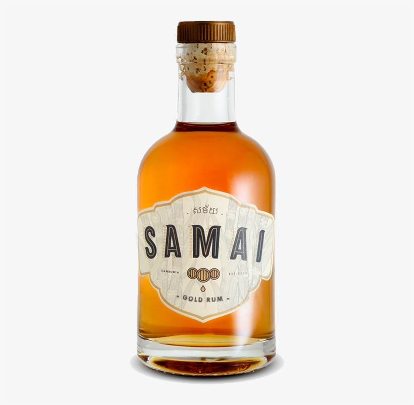Samai Gold Rum - Blended Whiskey, transparent png