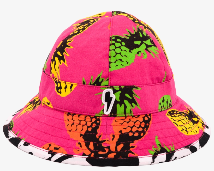 Bucket Baby Hat In Tropical Pineapple Print By Little - Tropical Bucket Hat Png, transparent png
