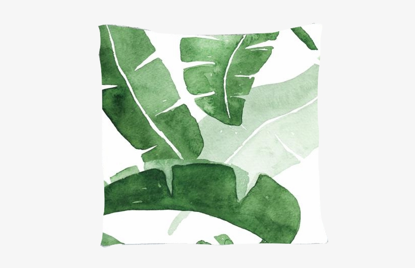 Nature Decor, Wall Decor, Falcate Tapestry, Beautiful - Green Banana Leaves With Quotes Hope Faith Love By, transparent png