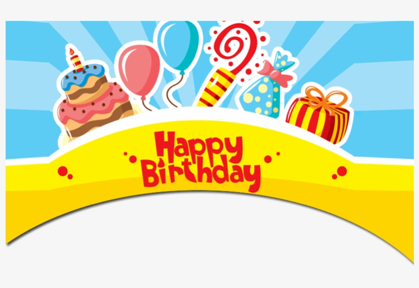 Make Designer Birthday Wishes Frame With Your Photo - Happy Birthday Message Frame, transparent png