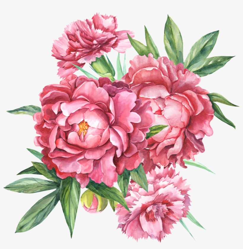 Picture Black And White Download Bouquet Transparent - Flowers Bouquet